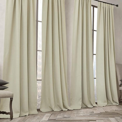NICETOWN Room Darkening Bedroom Curtains 84 inches Long, Pinch Pleated Curtains - Image 6