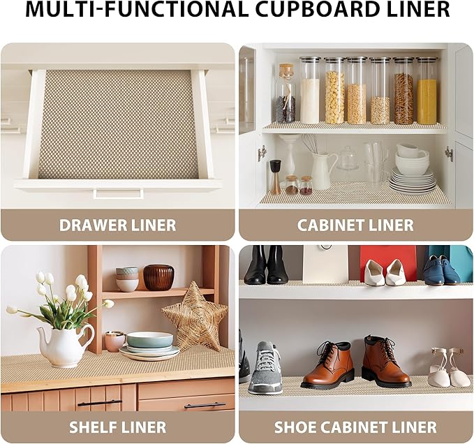 Shelf Liners for Cabinets-Drawer Liner Cabinet Liners for Shelves Kitchen - Image 6