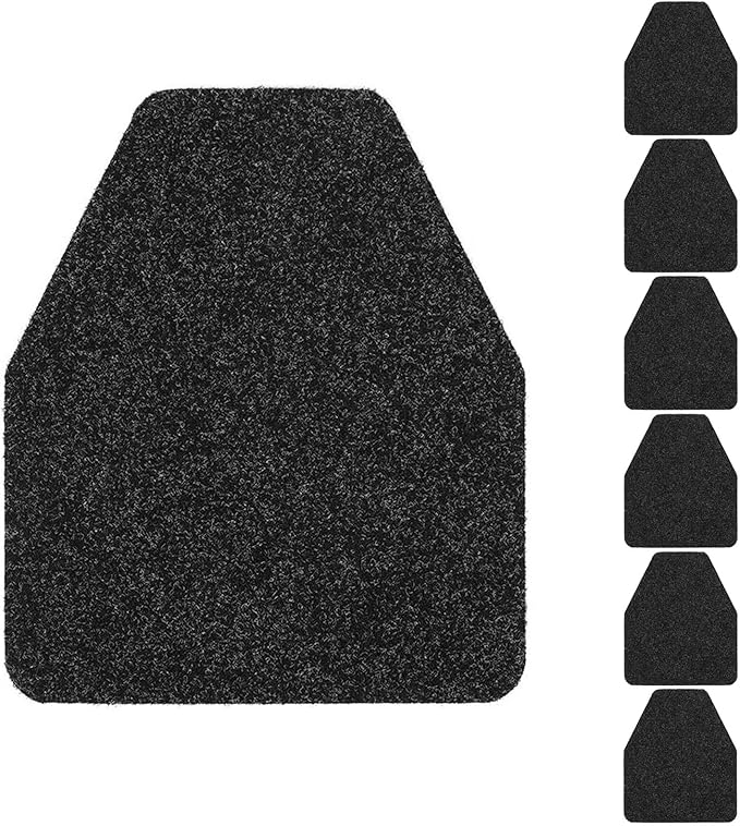 6 Pack Commercial Urinal Mats, Non-Slip Urinal Floor Mat by THMINS