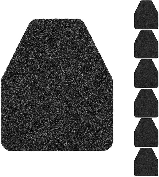 6 Pack Commercial Urinal Mats, Non-Slip Urinal Floor Mat by THMINS