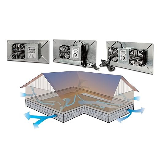 Tjernlund V1 UnderAire Crawlspace Ventilator Fan Moisture Mold Reducing - Image 5
