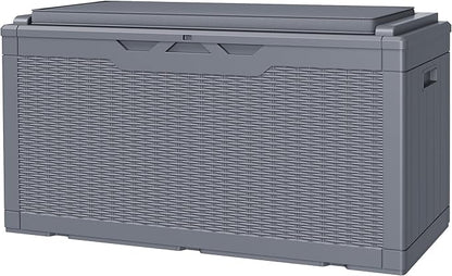 JUMMICO 100 Gallon Resin Deck Box by JUMMICO