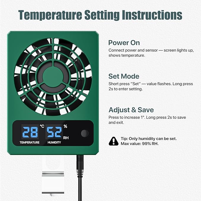 Reptile Temperature Control Fan - Image 3