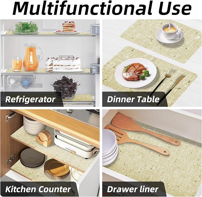 Shelf Liner 18" W x 96" L Cabinet Liners Non Adhesive, Drawer Liners Non Slip - Image 8
