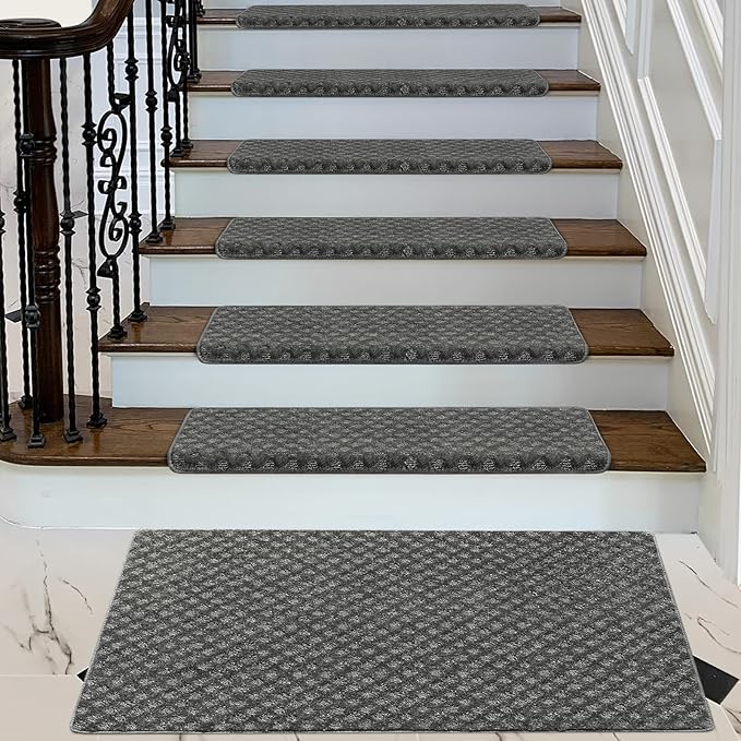 PURE ERA Carpet Stair Tread Landing Mat Tape Free Self Adhesive Non Slip Skid - Image 2