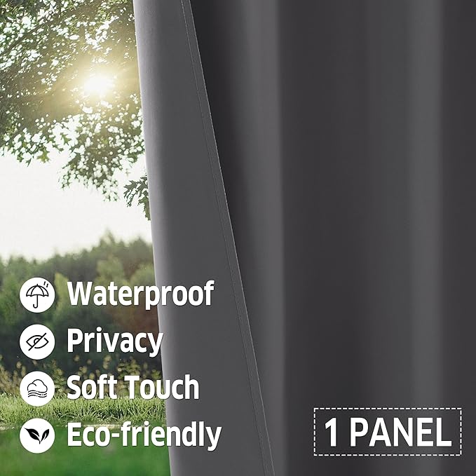 RYB HOME Extra Wide Outdoor Curtains - Image 3