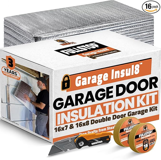 BEEST FULLSTOP Garage Door Insulation Kit by BEEST