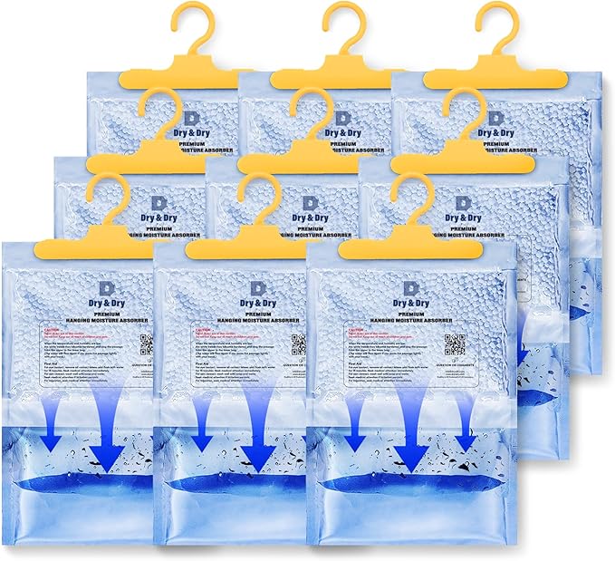 Dry & Dry 9 Packs Moisture Absorbers Dehumidifiers by DryDry