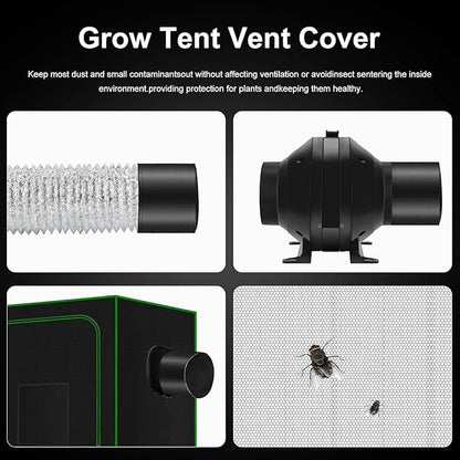 MELONFARM 6 inch Air Carbon Filter Smelliness Control - Image 6
