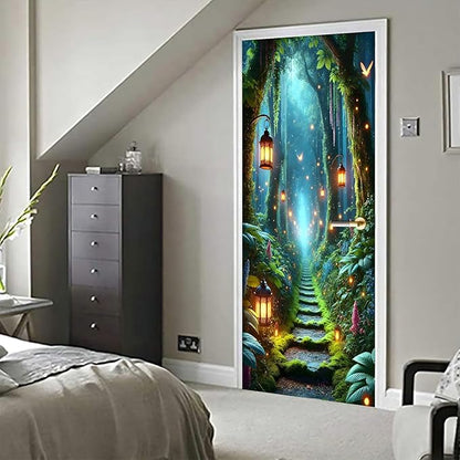 3D Door Stickers, Peel and Stick Vinyl Wallpaper ，Self-Adhesive Mural - Image 6