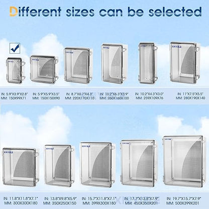 Waterproof Outdoor Project ABS Plastic Junction Box IP67 Weatherproof Dustproof - Image 4