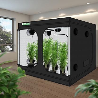 zazzy Large Grow Tent 96"x96"x78", High Reflective Mylar Grow Room - Image 2