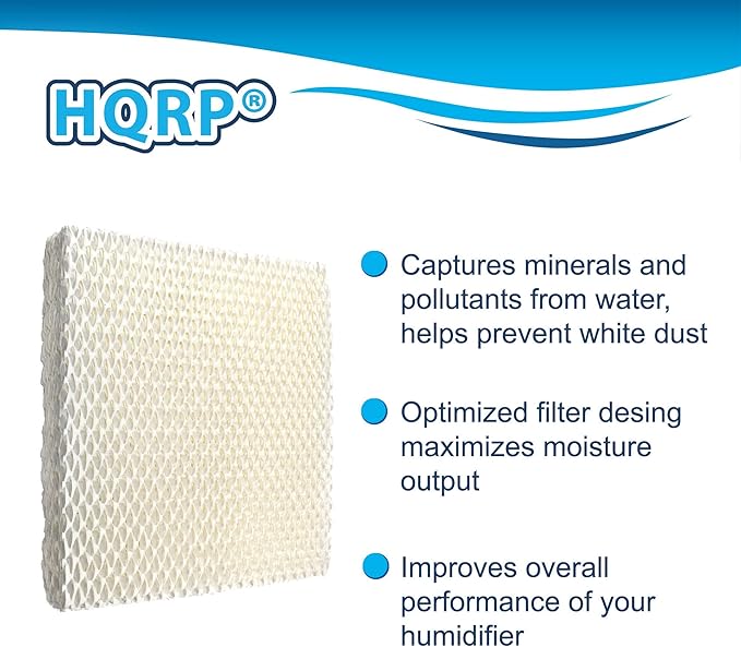 HQRP Pack of 4 Humidifier Wick Filters Compatible - Image 4