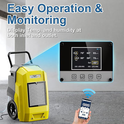AlorAir 180 Pints Commercial Dehumidifier - Image 2