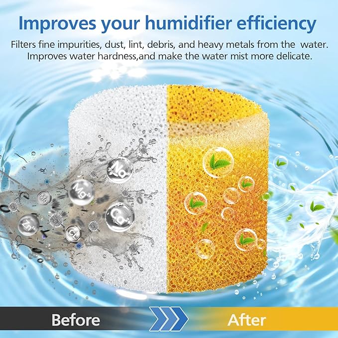 30-Pack Top Fill Humidifier Replacement Filter Compatible - Image 3