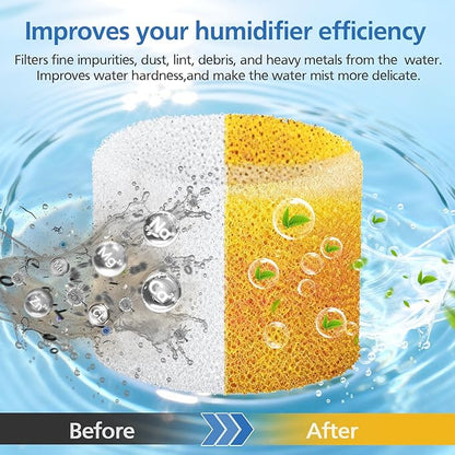 30-Pack Top Fill Humidifier Replacement Filter Compatible - Image 3