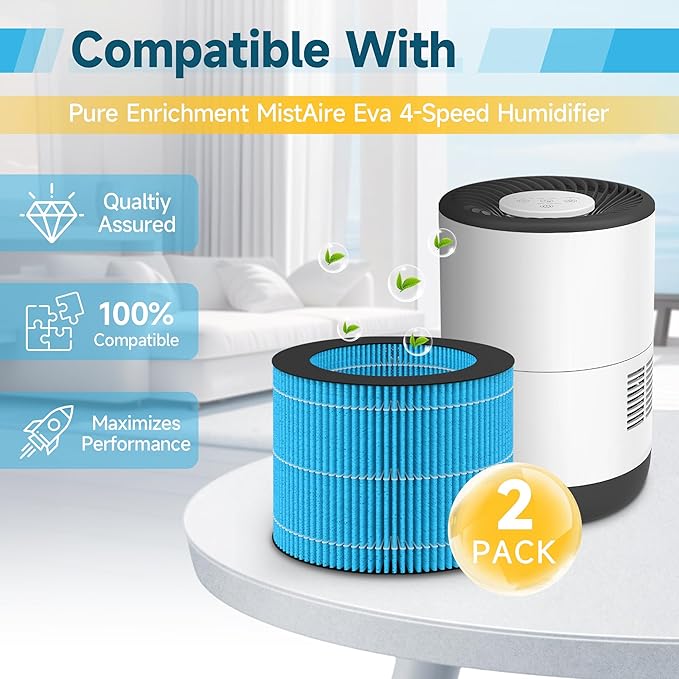 2 Pack MistAire Eva Replacement Filter Compatible - Image 3