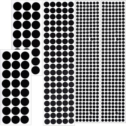 456 Pcs Small Felt Furniture Pads, Self-Adhesive EVA Foam Dot Circles, Round by Unknown