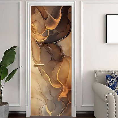 3D Door Decals Stickers, Peel Stick Wall Murals Vinyl Wallpaper Self-Adhesive - Image 2