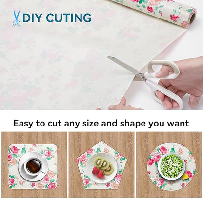 12" W x 60" L Floral Drawer and Shelf Liner - Image 4