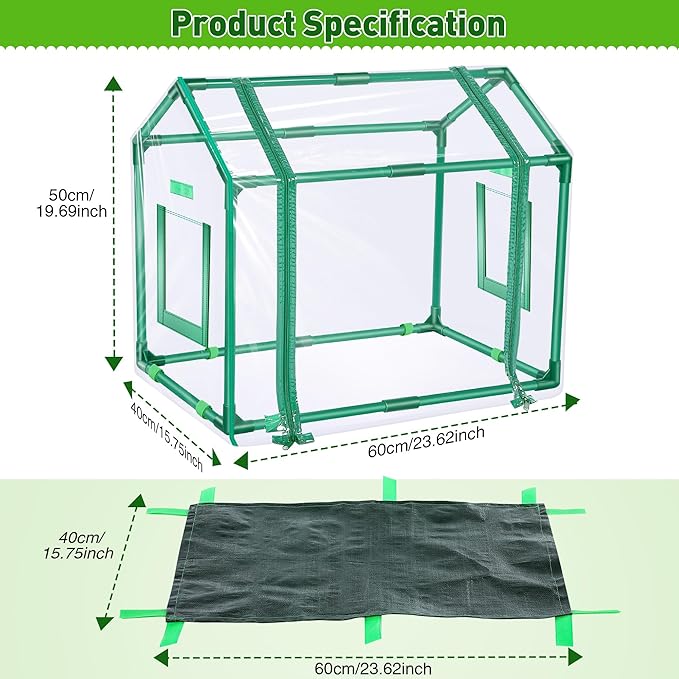 Mini Greenhouse with Potting Mat - Image 7