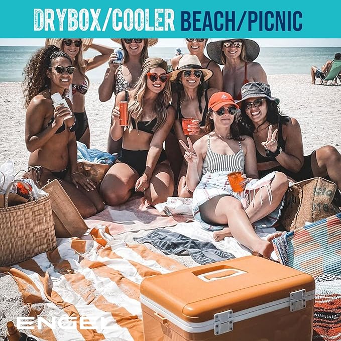 ENGEL 13qt Leak-Proof, Air Tight, Drybox Cooler and Small Hard Shell Lunchbox - Image 10