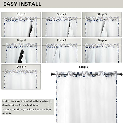 DriftAway Soundproof Thermal Insulated Quilted Curtain Liners - Image 6