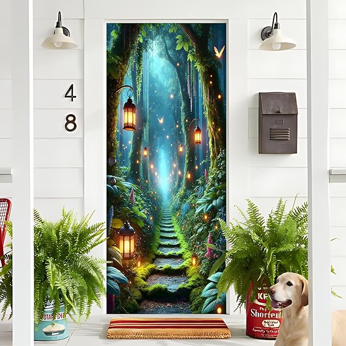 3D Door Stickers, Peel and Stick Vinyl Wallpaper ，Self-Adhesive Mural - Image 4