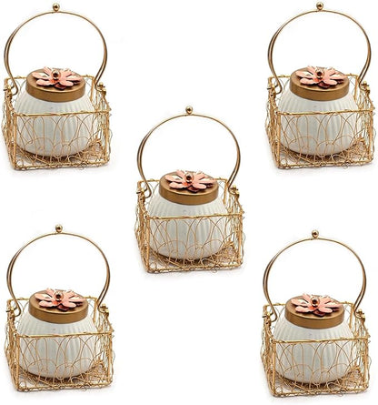 IGH Set Of 1 Wholesale Lot IndiaGiftHub Dry Fruit Jar by IndiaGiftHub