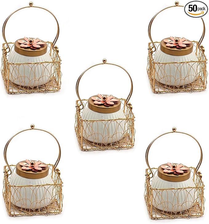 Set of 50 Lot Dry Fruit Jar by IndiaGiftHub