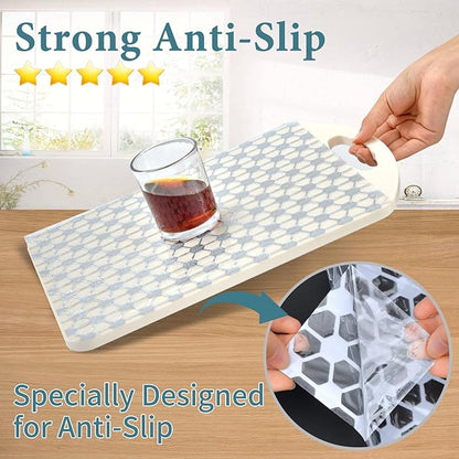 Drawer and Shelf Liner for Kitchen Cabinet: 12 in X 20 Ft Non Slip Waterproof - Image 3