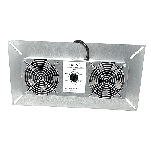Elite-Air FAT2 220 CFM Dual Fan Crawl Space Ventilator - Image 2