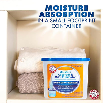 Arm & Hammer Fragrance Free Refillable Moisture Absorber and Odor Eliminator 14 - Image 5
