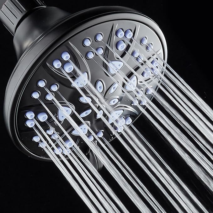 AquaDance Antimicrobial – Anti-Clog High-Pressure 6-Setting Shower Head - Image 9