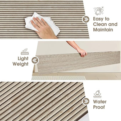 PS Wall Panels for Interior Wall Decor, Covers 129.16 sq.ft, Lightweight Wall - Image 5