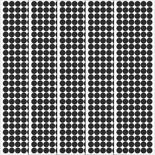 735 Pcs Small Felt Furniture Pads, Self-Adhesive EVA Foam Dot Circles, Round by Unknown