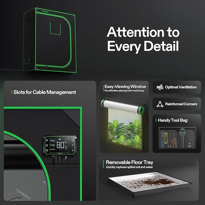 VIVOSUN S425 2x4 Grow Tent - Image 6