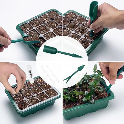 Seed Starter Tray with Plant Light, 2 Pack Grow Lights - Image 6