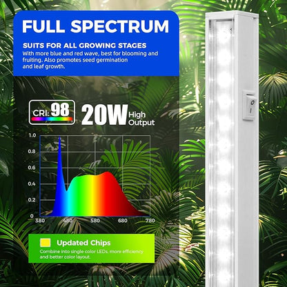 Barrina T5 Grow Lights for Indoor Plants, 4FT 160W Full Spectrum Grow Light - Image 4