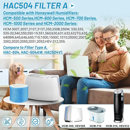 Lemige 4 Pack Upgraded HAC-504 Humidifier Filters - Image 2