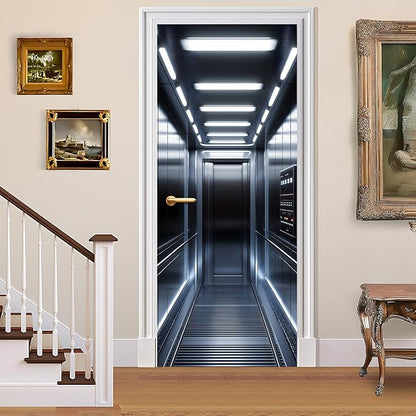 3D Door Decals Stickers Peel Stick Wall Murals Vinyl Wallpaper Self-Adhesive by BVBOX