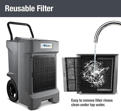 BlueDri BD-130P 225PPD Industrial Water Damage Equipment Commercial Dehumidifier - Image 7