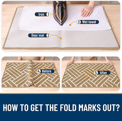 OLANLY Indoor Door Mat, 36x24 Inch, Dirt Resistant and Absorbent, Non-Slip - Image 7