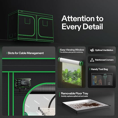 VIVOSUN S105 10x5 Grow Tent - Image 6