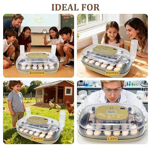 3rd Gen - 24 Egg Automatic Incubator, Stage-Based Adaptive Humidity - Image 8