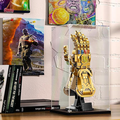Acrylic Display Case for Lego Infinity Gauntlet 76191 Nano Gauntlet 76223 Clear - Image 3