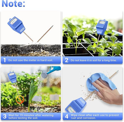 Soil Moisture Meter Tester for Plants, Hygrometer Moisture Sensor for - Image 6