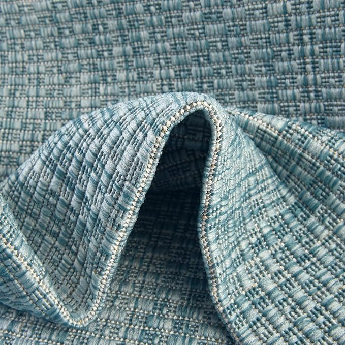 Unique Loom Collection Casual Transitional Solid Heathered Indoor/Outdoor - Image 6