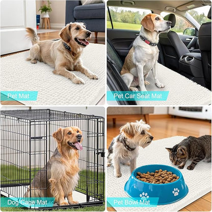 OLANLY Dog Door Mat for Muddy Paws 70x24, Absorbs Moisture and Dirt, Absorbent - Image 7