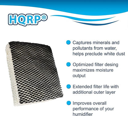 HQRP 4-Pack Humidifier Wick Filter Compatible - Image 4